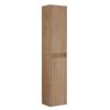 Modern Wall Mounted 30 Inch Bathroom Vanity With Resin Sink And 2 Side Cabinet In Imitative - Imitative Oak - Image 16