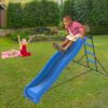 Xsl003 2.2M Kids Plastic Slide Indoor Freestanding Playground Equipment Children Plastic Slide Kids Indoor Slide - Blue - Image 3