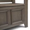 Amherst - Entryway Storage Bench - Farmhouse Gray - Image 8
