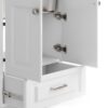 Lawrence - Laundry Cabinet With Faucet And Stainless Steel Sink - White - Image 4