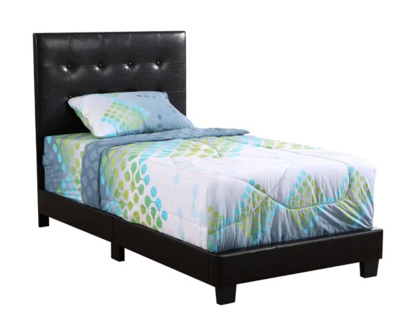 Caldwell - Twin Bed Stylish Contemporary - Black
