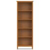 Warm Shaker - 5 Shelf Bookcase, Handcrafted - Brown - Image 2