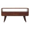 Curved Media Unit - Walnut - Image 6