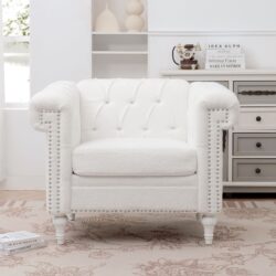 1 Seater Sofa - White