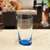 Halo - Leading Ware Oval Acrylic Glasses Drinking (Set of 4) Hi Ball, Bpa Free Plastic Water Tumblers - Blue - Image 6