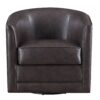 Little - Swivel Accent Chair Contemporary Design - Brown - Image 2