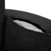 360 Degree Swivel Accent Barrel Chair With Removable Pillows - Black - Image 16