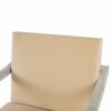 Outdoor Dinning Set 4 Person Outdoor Wooden Dinning Set With An Umbrella Hole And Removable Cushions For Patio, Backyard, Garden - Antique Gray - Image 22