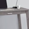 Computer Desk For Home Office, Laptop, Storage Drawers, Modern - Gray - Image 2