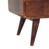 Curved Media Unit - Walnut - Image 7