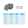 Interlocking Deck Tiles Plastic Waterproof Outdoor All Weather Anti-Slip Bathroom Shower Balcony Porch Strong Weight Capacity Upto 6613 Lbs, Rosette Pattern Pack Of 24 - Gray - Image 11