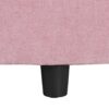 Modern Chaise Lounge Sofa Bed Upholstered Sofa Couch With Tufted Seat And Detachable Pillows For Living Room - Pink - Image 22
