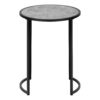 Accent Table, Side, Round Contemporary And Modern - Gray - Image 3