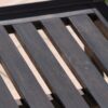 Farmhouse Style Loja Bench Outdoor Seating - Dark Gray - Image 6