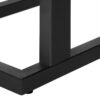 Accent Table, C - Shaped, Contemporary, Versatile Use - Black - Image 7
