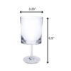 Halo - Leadingware Oval Plastic Wine Glasses (Set of 4) Unbreakable Bpa Free Acrylic, 12Oz - Clear - Image 5