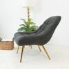 Aubrey - French Lounge Chair - Gray - Image 3