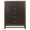 Branson - 5 Drawer Chest, Two Tone - Brown - Image 6