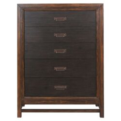 Branson - 5 Drawer Chest, Two Tone - Brown