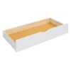 Queen Size Platform Bed With With 2 Big Drawers, Twin Long Size Trundle - White - Image 8