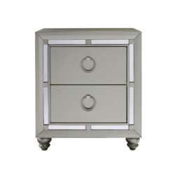 Chloe - Nightstand - Gemstone Silver