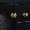Bathroom Vanity With A Soft Close Glass Door, Adjustable Shelves, And Three Drawers - Black - Image 21