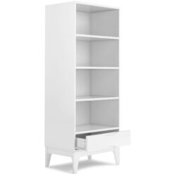 Harper - Bookcase With Storage - White