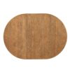 Topmax - 5 Piece Modern Extendable Round Dining Table Set With Removable Leaf For Small Places - Walnut / Beige - Image 13