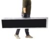 Portable And Foldable Wheelchair Ramp With Non Skid Surface 600 Pound Capacity Aluminium 10Ft - Silver - Image 2