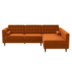 Christian - Sectional Sofa Right Facing - Burnt Orange