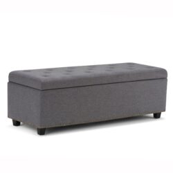 Hamilton - Storage Ottoman - Slate Gray