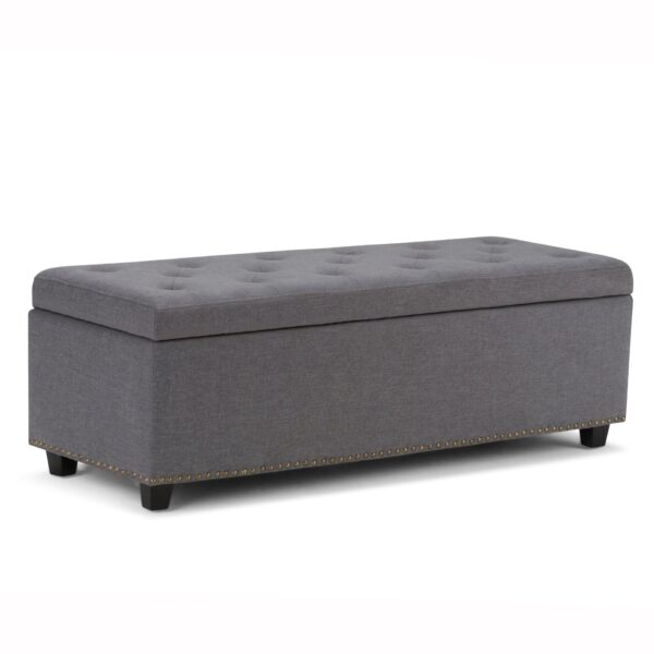 Hamilton - Storage Ottoman - Slate Gray
