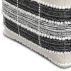 Barley - Square Pouf - White / Beige / Black - Image 6