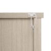 2 Door Carved Storage Cabinet With Adjustable Shelf, Accent Furniture For Living Room, Hallway, Kitchen - Natural - Image 11