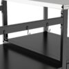 Outdoor Grill Table For Big Egg Style Bbq With Metal Grill Cart And Storage Box And Metal And Stainless Steel - Black / Silver - Image 13