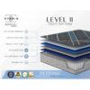Comfort Care - 14" California King Hybrid Mattress, Firm Comfort - Gray / Blue - Image 5