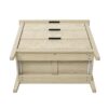 3 Drawer Cabinet, American Furniture, Suitable For Bedroom, Living Room, Study - Natural - Image 11