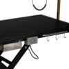 Super Deluxe Electric Pet Grooming Table, 110V / 220V Professional Groomer Recommend Height Adjust From 8 Up To 36" - Black - Image 8