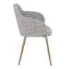Boyne - Contemporary Chair (Set of 2) - Antique Copper / Dark Gray - Image 3