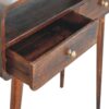 Curved Console Table - Walnut - Image 4