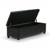 Kingsley - Large Storage Ottoman - Midnight Black - Image 10