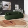 Andrew - Boucle Sofa - Dark Green - Image 9