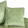 Convertible Sofa Bed Sectional Sofa Sleeper L-Shaped Sofa With A Storage Ottoman, Two Pillows, Two Power Sockets And Two USB Ports For Living Room - Green - Image 23
