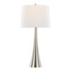 Diana - Contemporary Table Lamp (Set of 2) - Nickel / White - Image 3