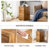 Modern Coffee Table With Wood Grain Texture And Stylish Design - Wood - Image 4