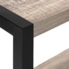 Accent Side Table, Narrow, Small, 2 Tier, Versatile Placement - Taupe - Image 6