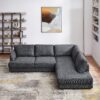 Glander - Cozy Sectional Sofa Right Facing - Gray - Image 4