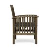 Casa - Acacia Dining Chair Set With Cushions - Dark Gray, 2 Pieces - Image 10