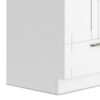 Reed - Deluxe Laundry Cabinet With Pull-Out Faucet And Stainless Steel Sink - White - Image 6