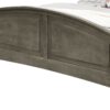 King Bed With Versatile Design Stylish - Gray - Image 2